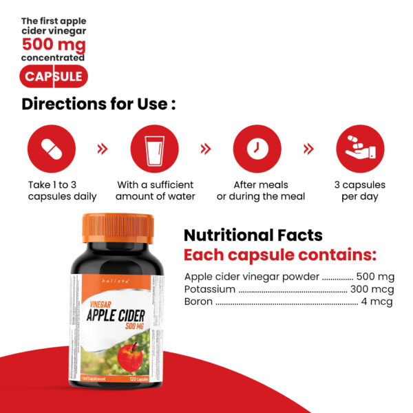 Apple Cider Vinegar 500mg