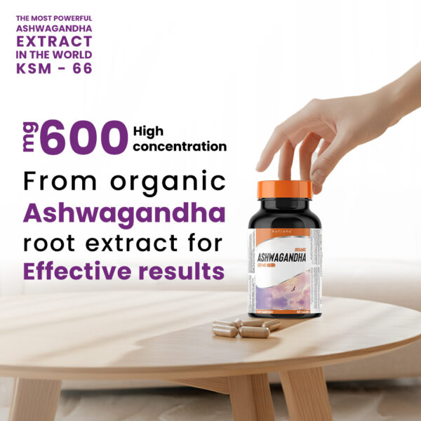 Ogranic Ashwaganda KSM-66 600mg