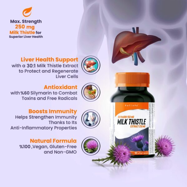 Milk Thistle 250 Mg 90 Softgels