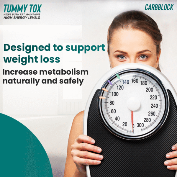 9كارب-بلوك Tummy Tox Carbblock Extreme 60 Capsules