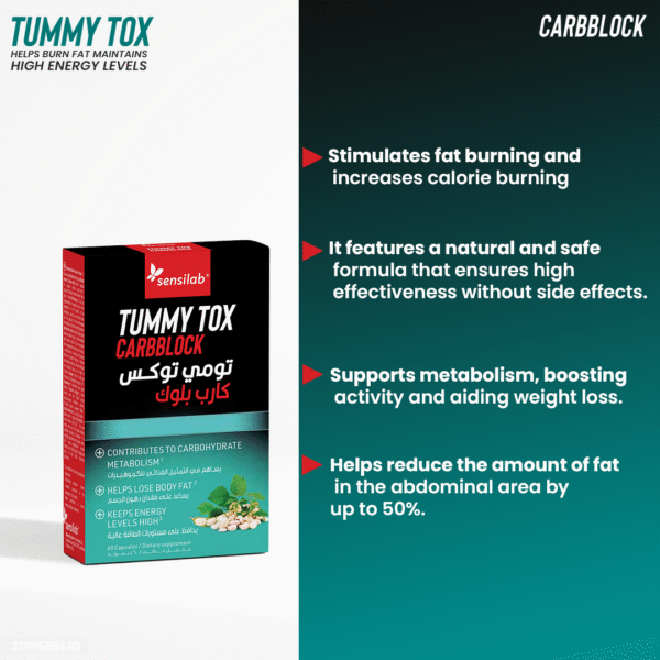 تومي-توكس4 Tummy Tox Carbblock Extreme 60 Capsules